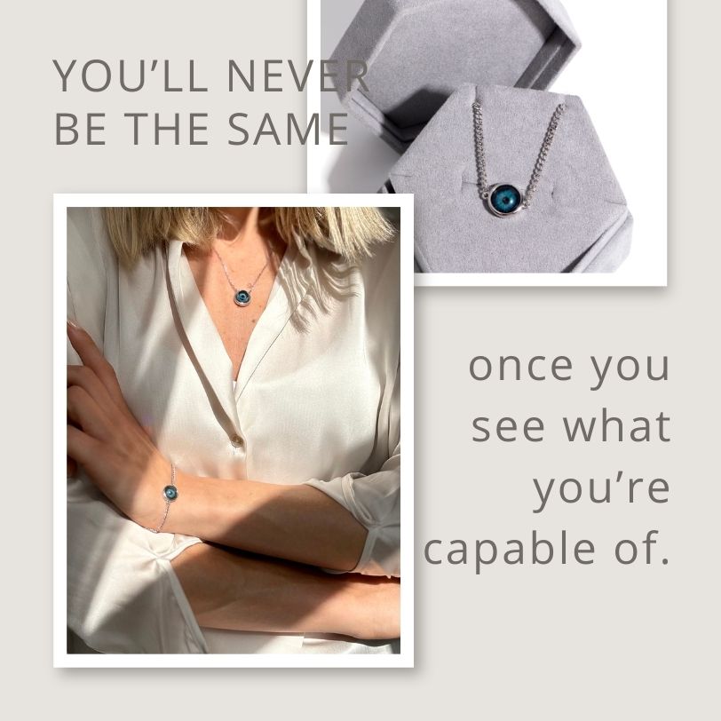 Eye Quartz with Sterling Silver Bracelet